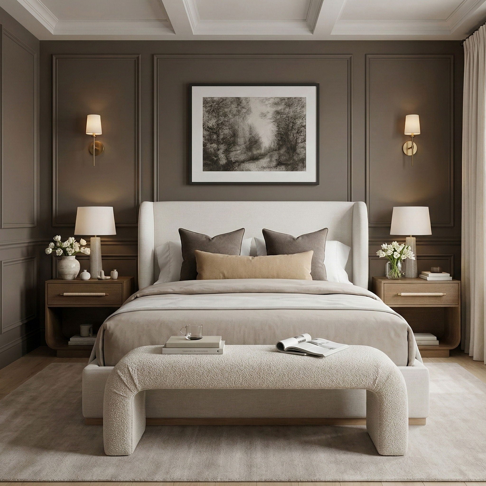 Aurin - Upholstered Bed
