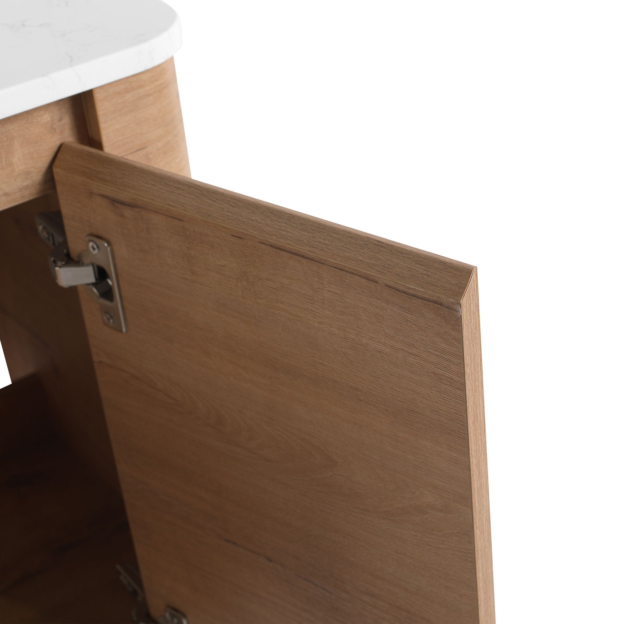 Wall Mounted Bathroom Vanity & Art Sink & 1 Soft Close Door