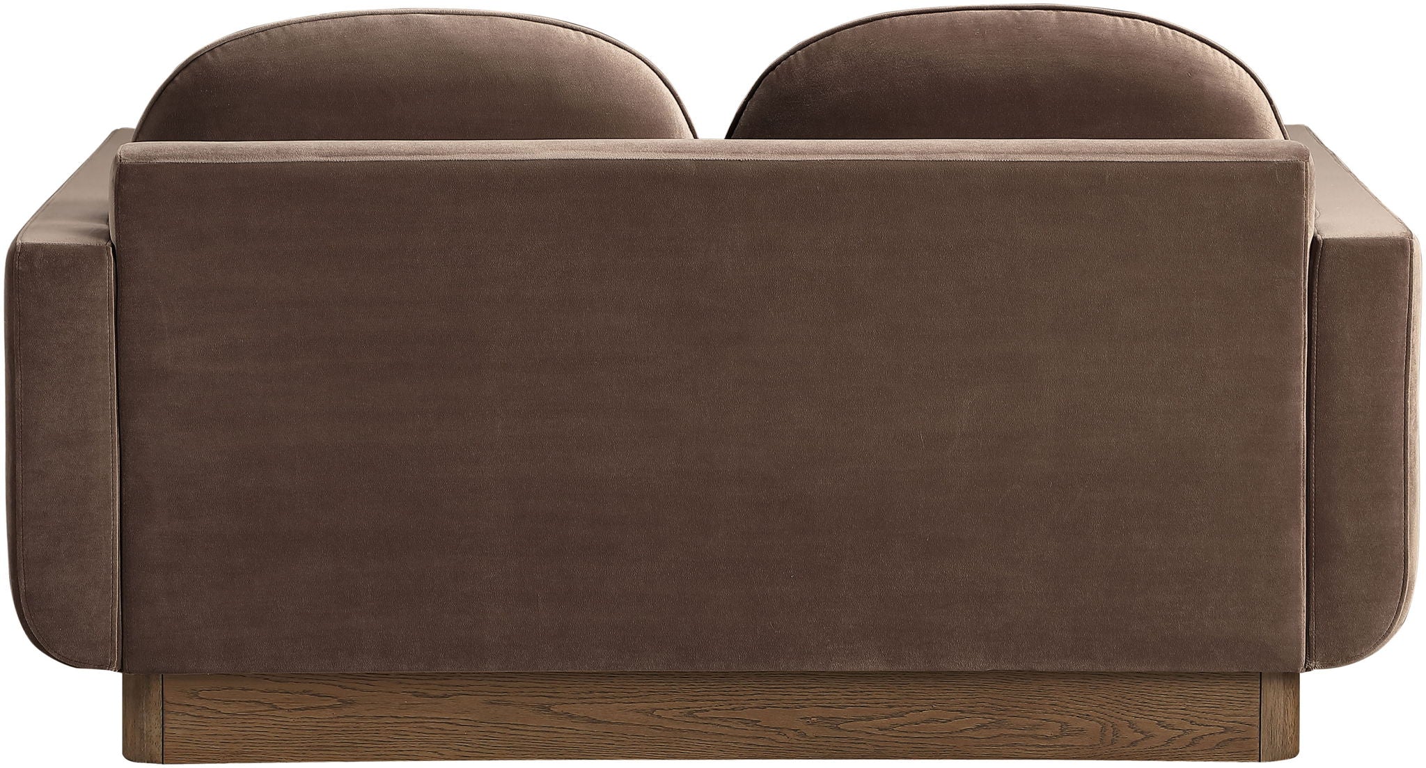 Diviento - Velvet Performance Fabric Upholstered Loveseat