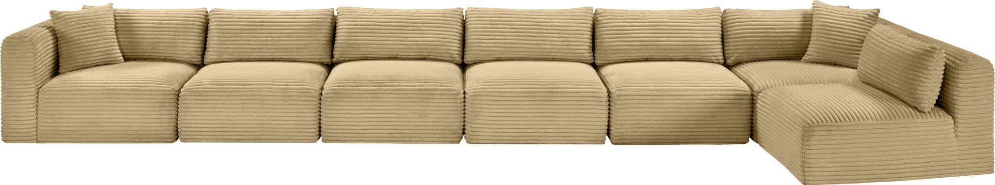 Shaggy - 7 Piece Modular Sectional