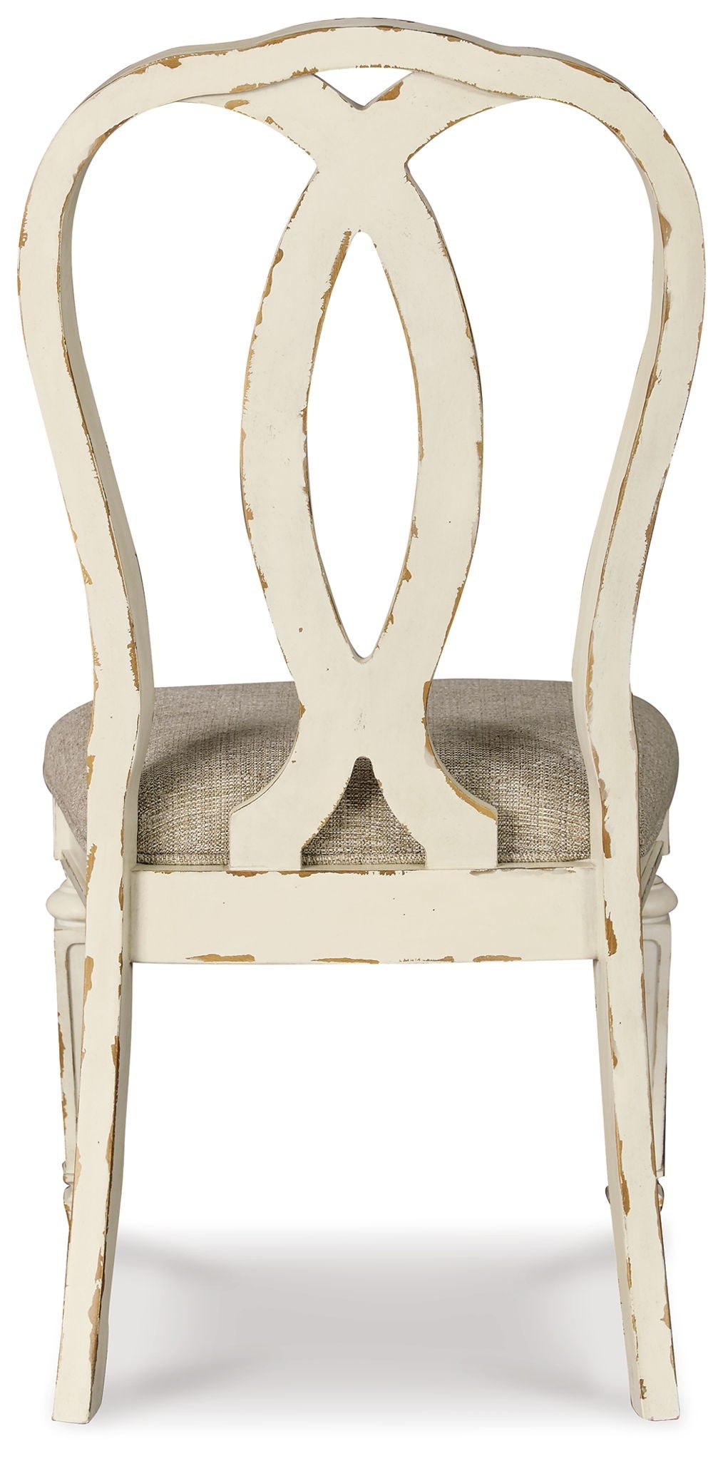 Realyn - Dining UPH Side Chair (Set of 2) - Ribbonback - Chipped White
