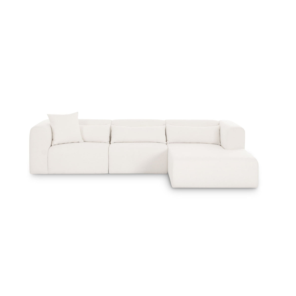 Tarra Cream Chenille Modular Sectional