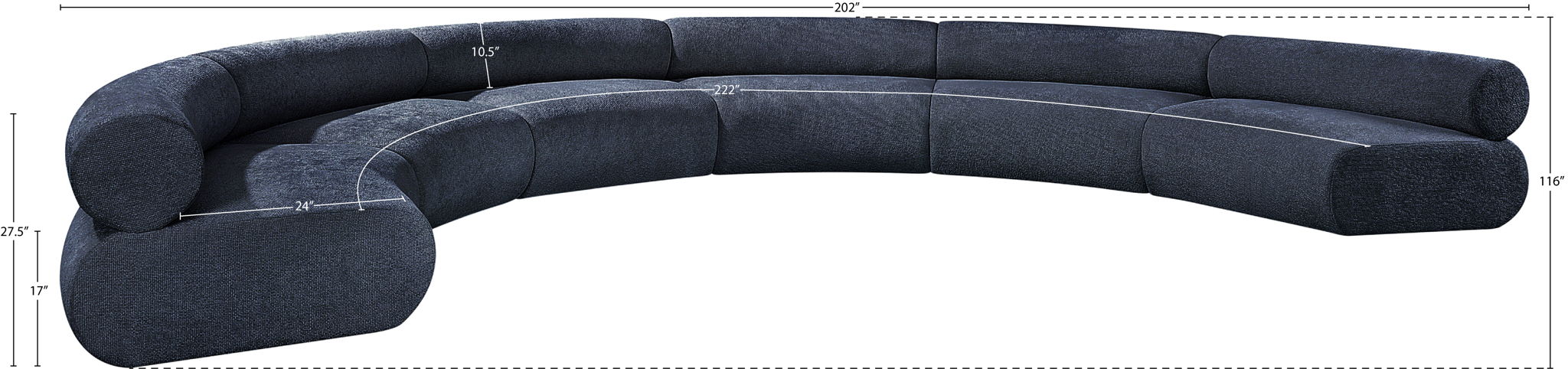 Bale - 6 Piece U-Shaped Modular Sofa