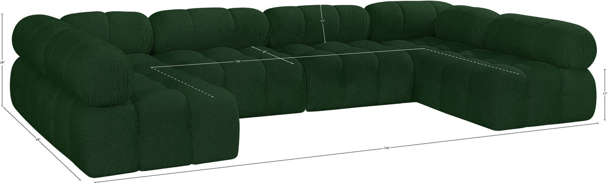 Ames - 6 Piece Fabric Modular Sectional