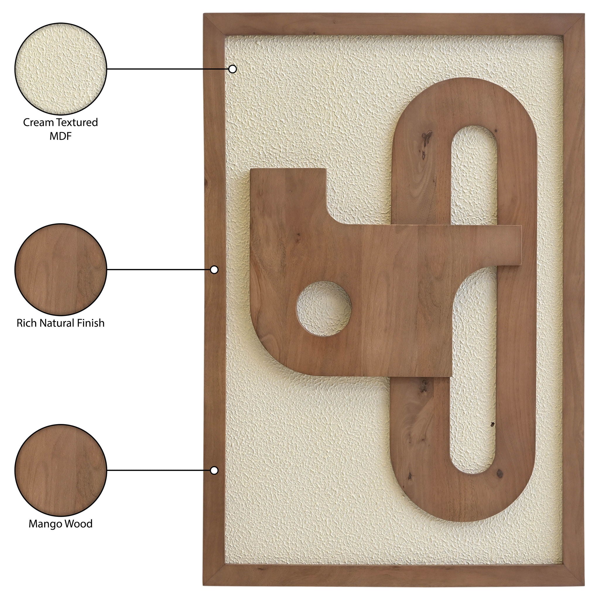 Arid - Mango Wood Wall Decor