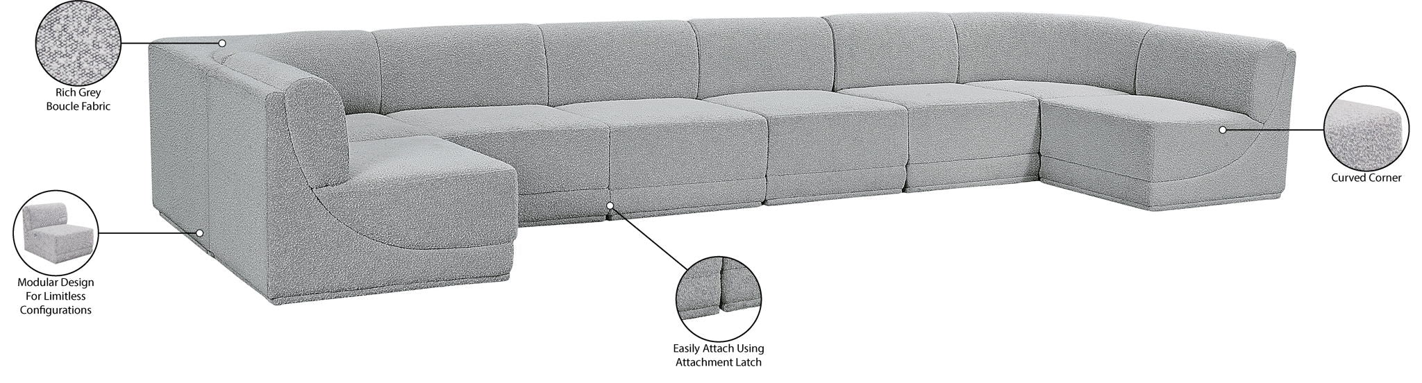 Ollie - 8 Piece Modular Sectional