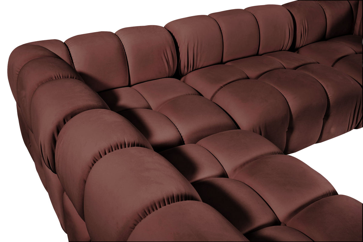Orin - 6 Piece Modular Sectional (3 Modular Chairs, 2 Corner Chairs & Ottoman)