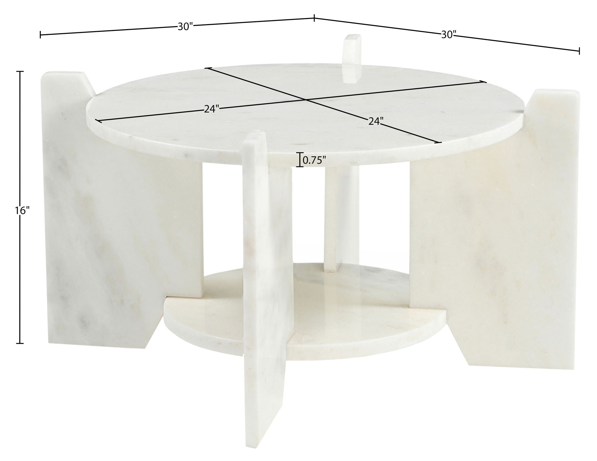 Soriano - Genuine Marble Table