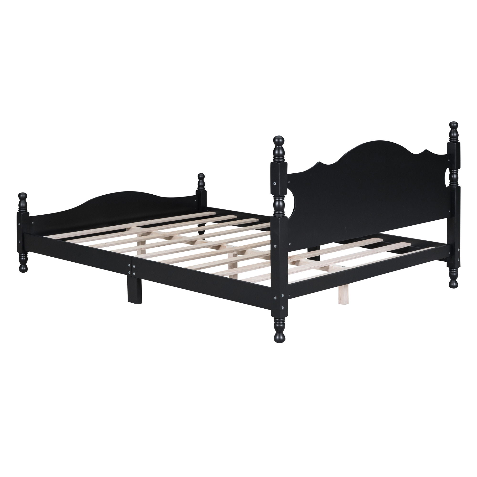 Platform Bed Frame With Slat Support
