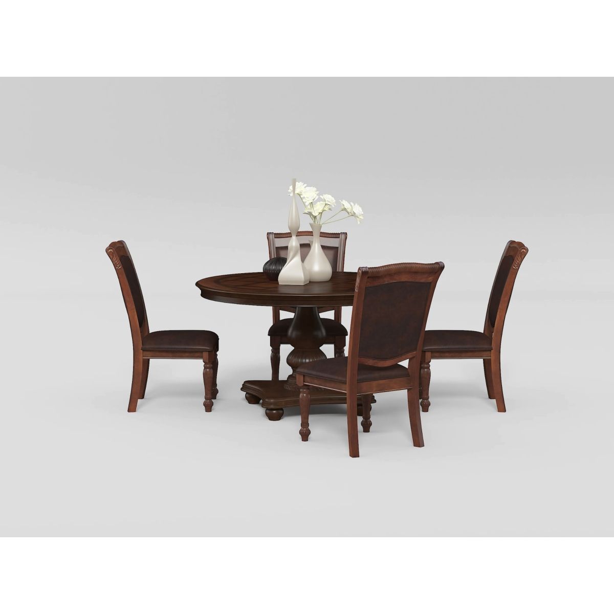 Lordsburg - Round Dining Table - Brown