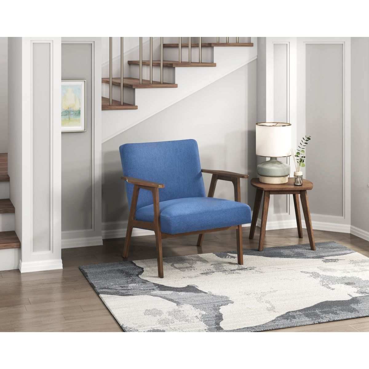 Omara - Accent Chair Dark Brown Base