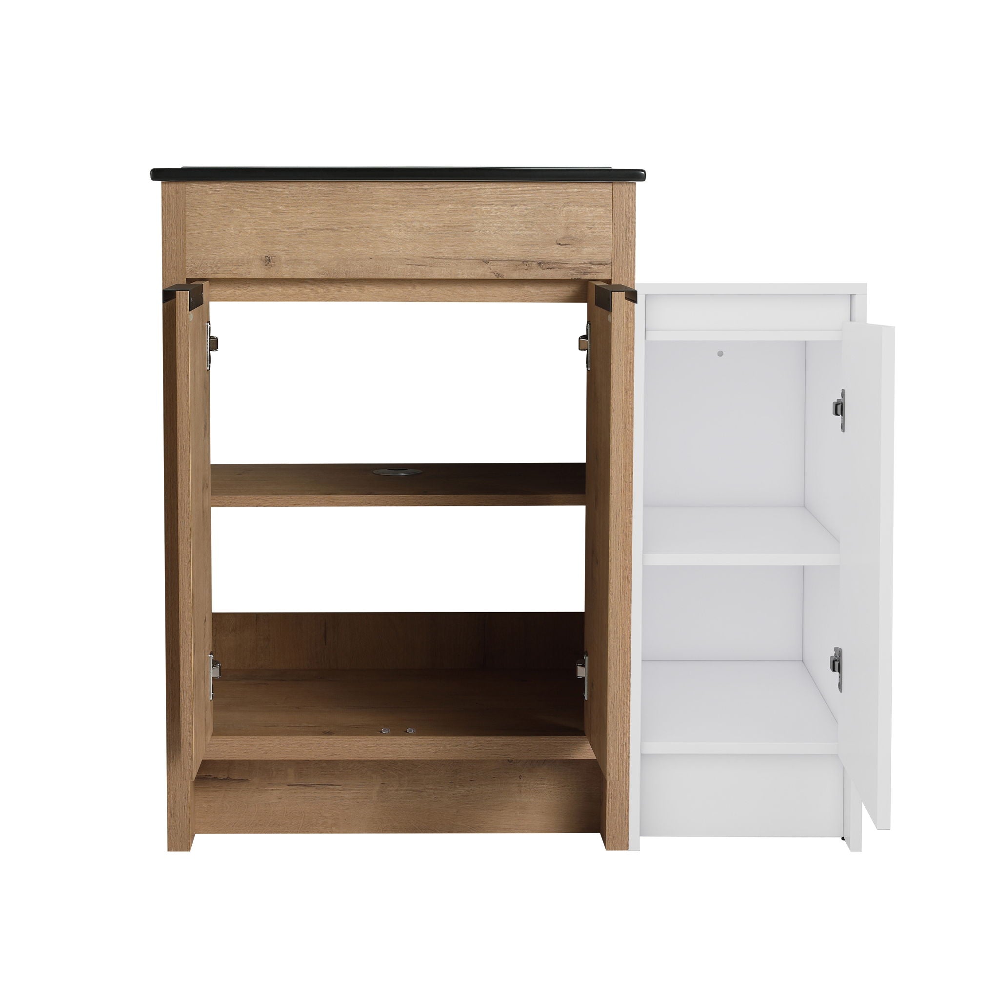 Freestanding Bathroom Vanity & Sink And Storage Cabinets, Soft Closing Doors