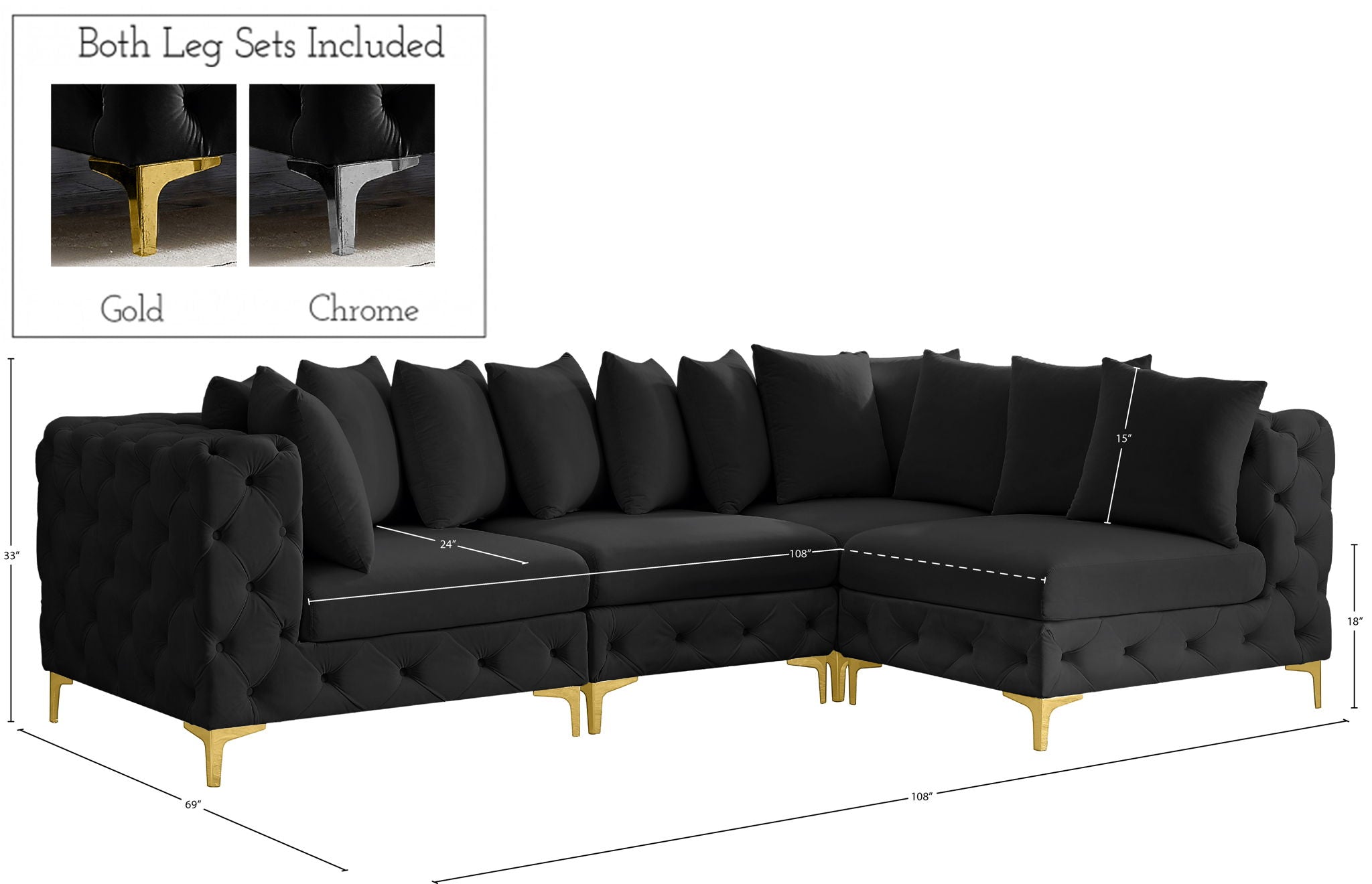 Tremblay - 4 Piece Modular Sectional