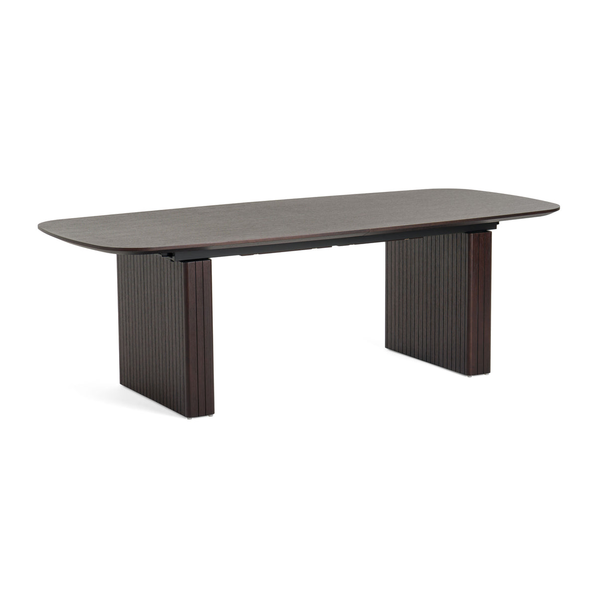 Calhoun - Modern Smoked Oak Extendable Dining Table