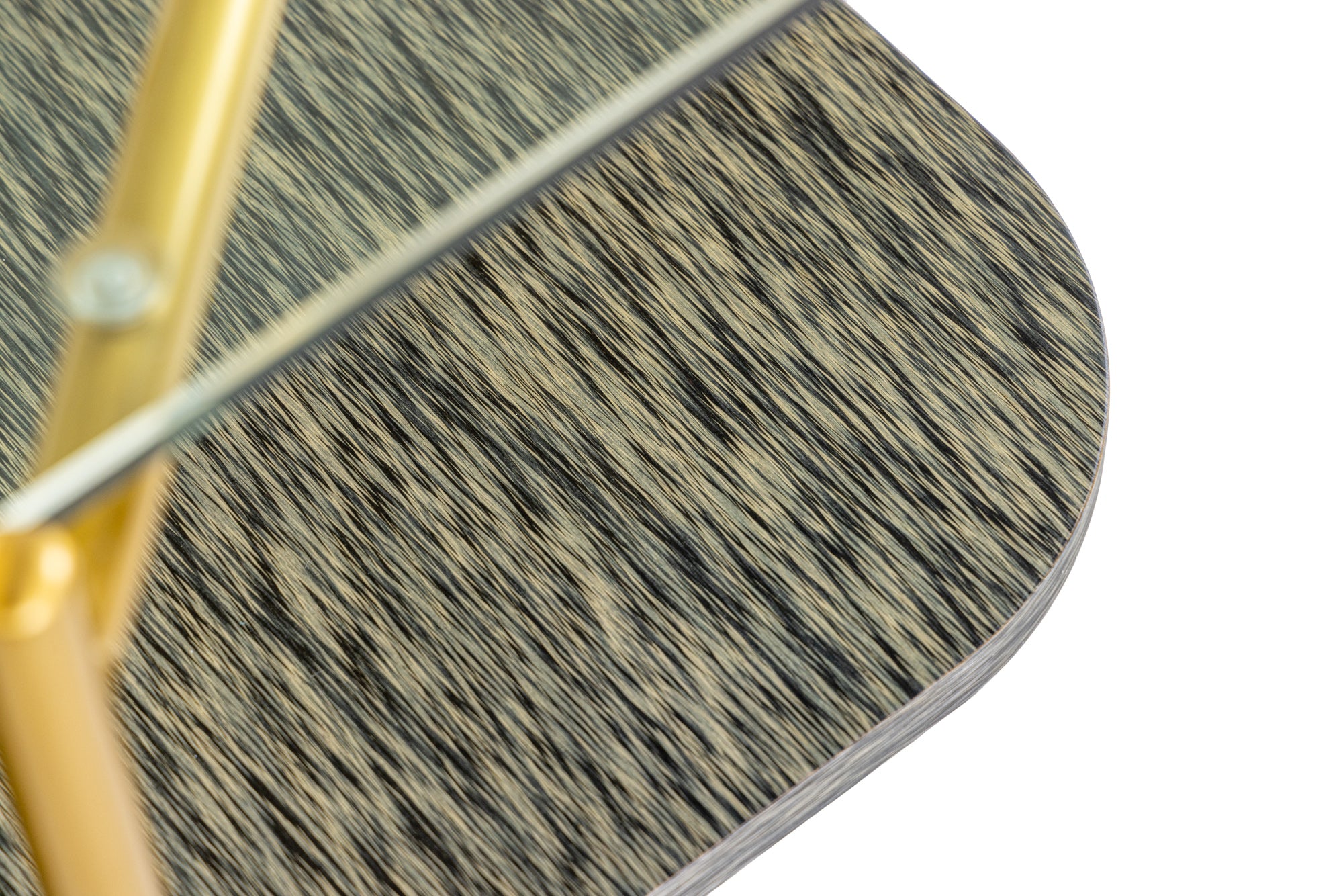 Modrest Cari - Glam Gold + Glass End Table