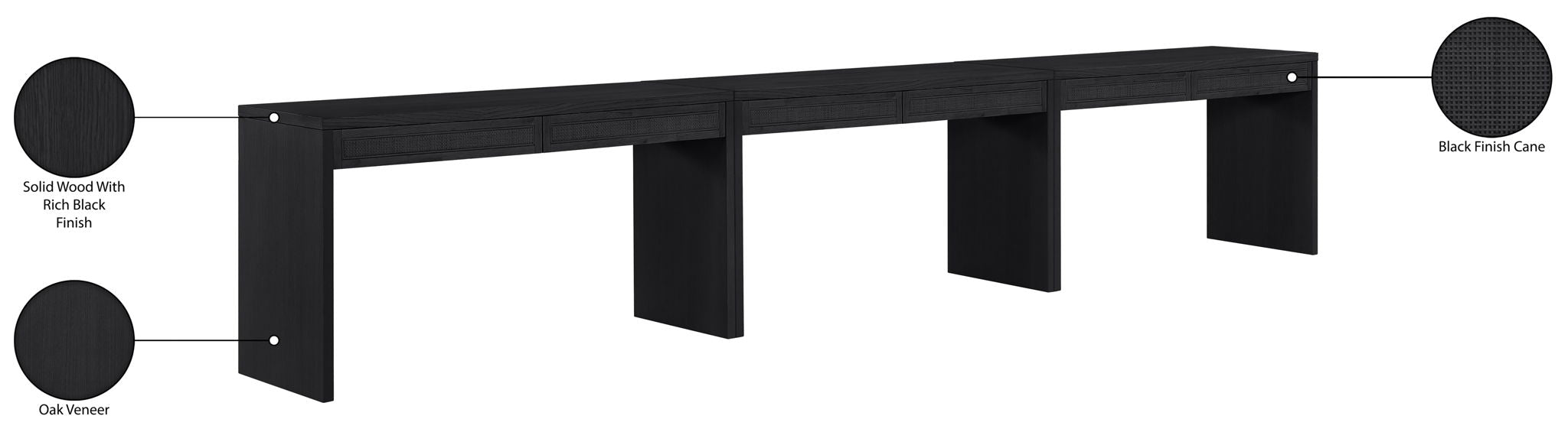 Avro - Solid Wood And Oak Veneer Desk
