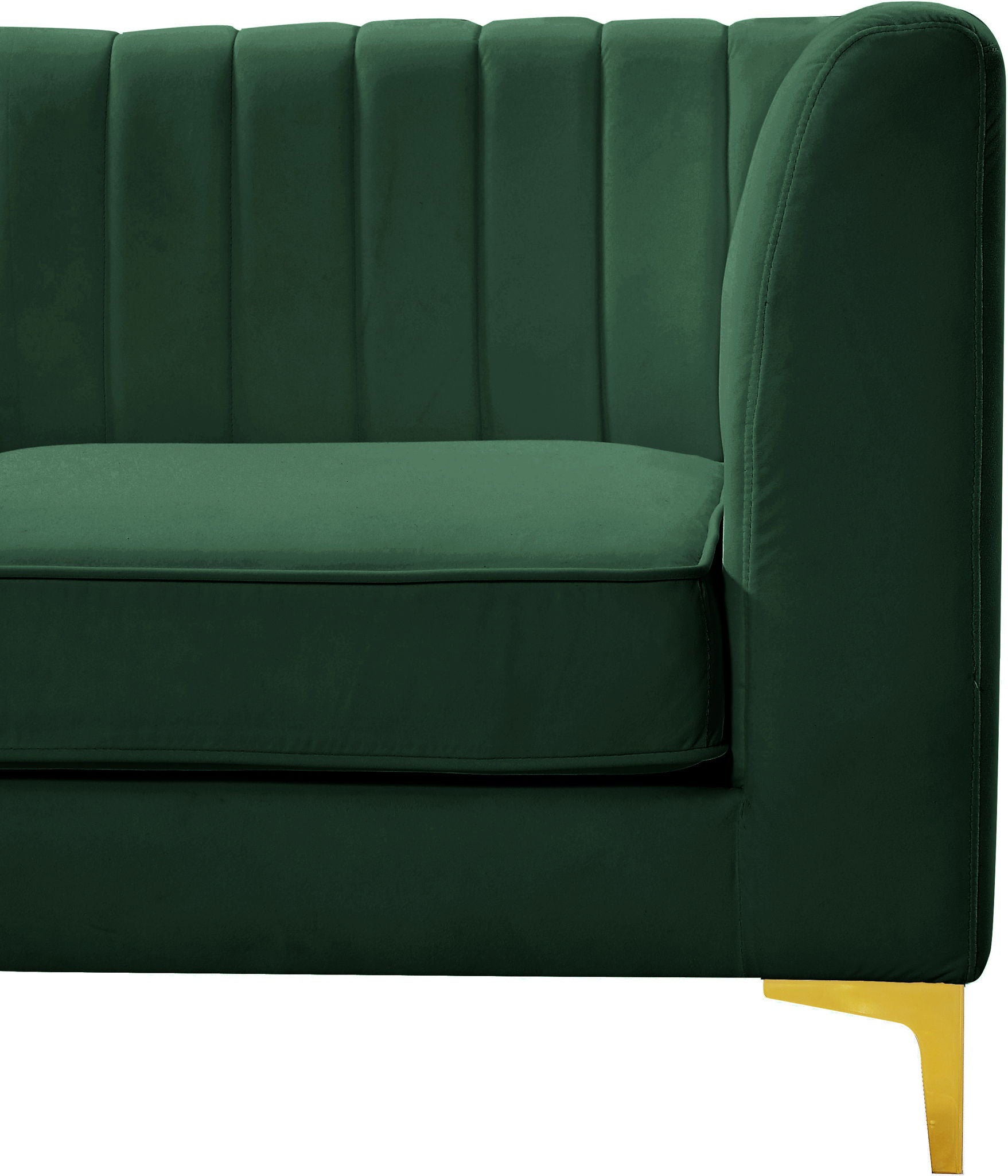 Alina - 8 Piece Velvet Modular Sectional