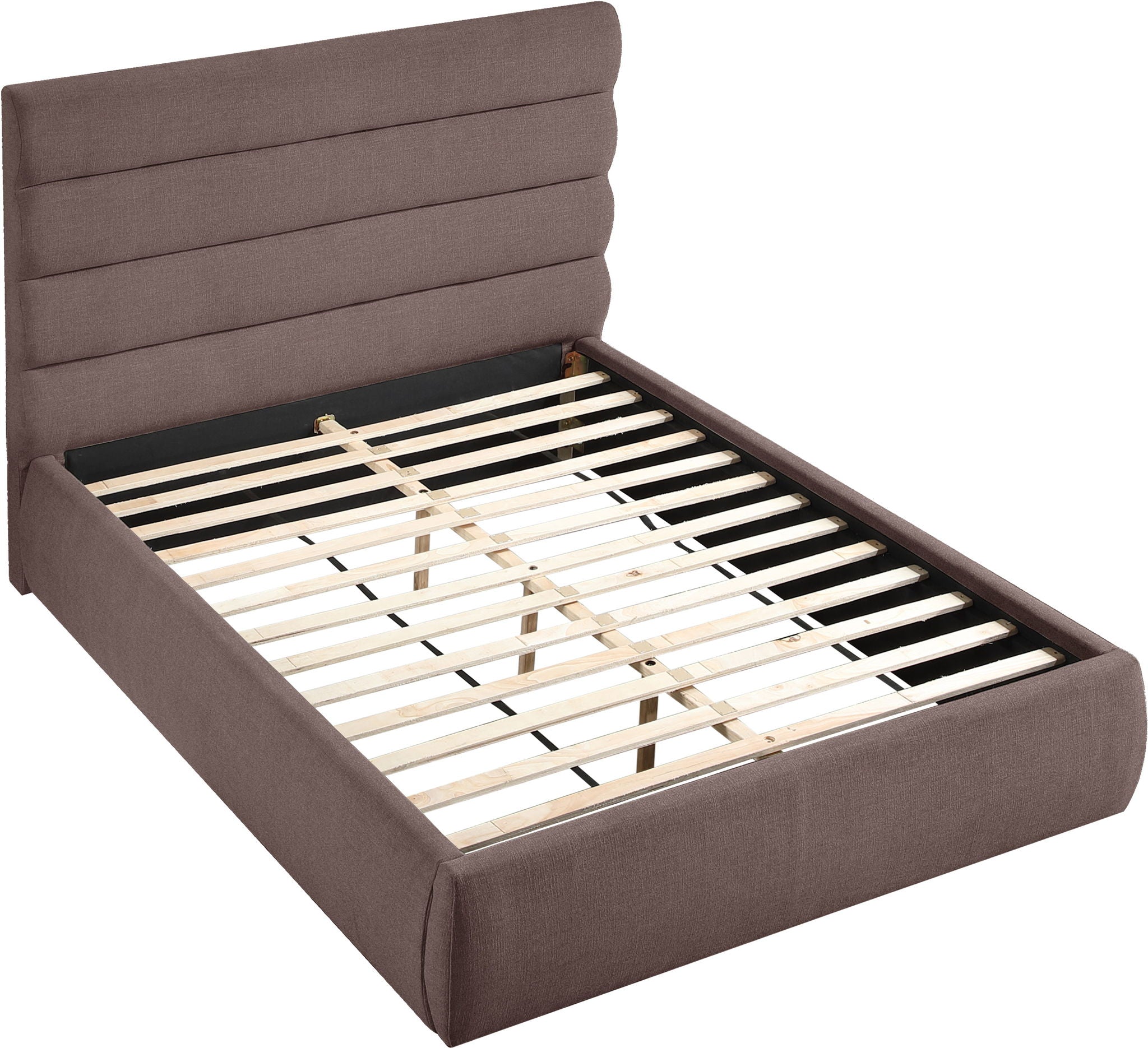 Adam - Linen Fabric Bed With 52" Headboard