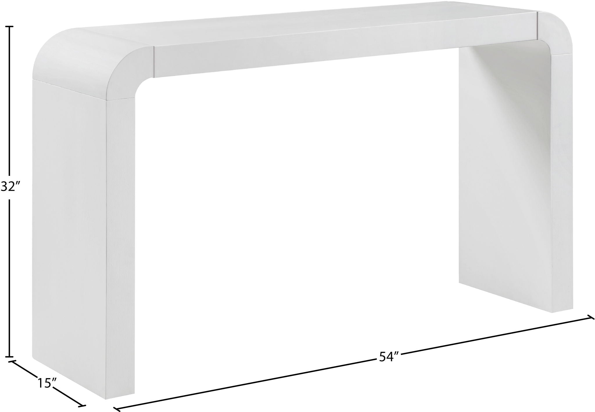 Toulon - Oak Veneer Console Table