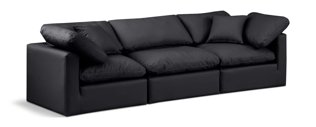 Indulge - Faux Leather 3 Seat Modular Sofa