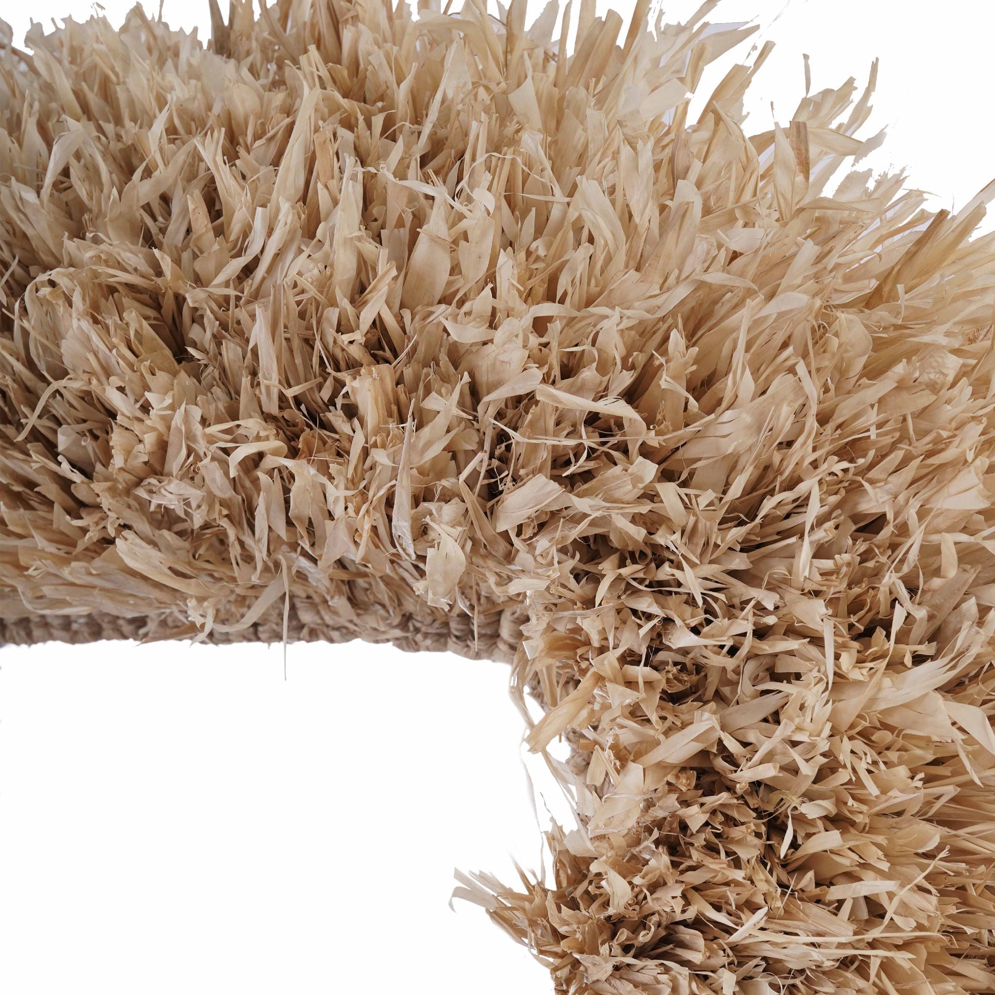 Palm - Sisal Rectangular Wall Mirror - Natural