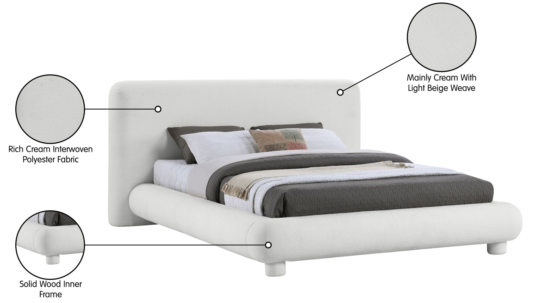 Blair - Polyester Upholstered Bed