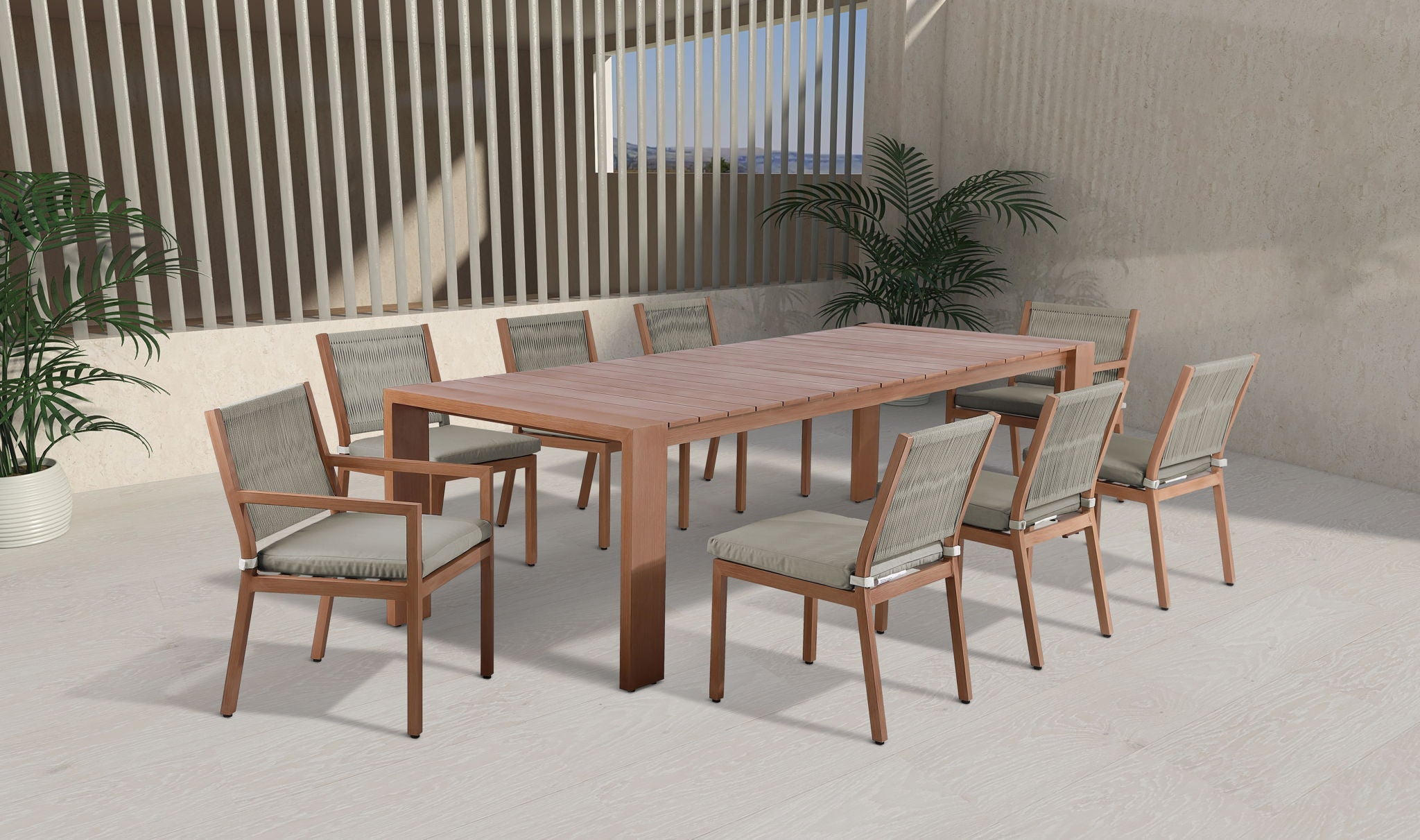 Maui - Water Resistant Outdoor Patio Dining Arm Chair (Set of 2)