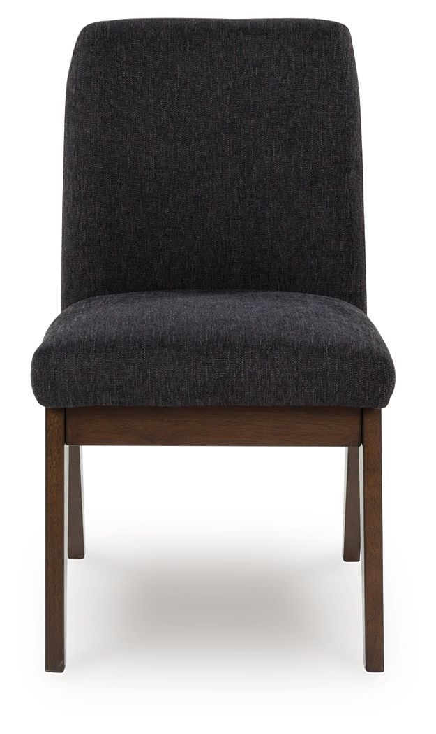 Dilenno - Dining Upholstered Side Chair (Set of 2) - Dark Brown