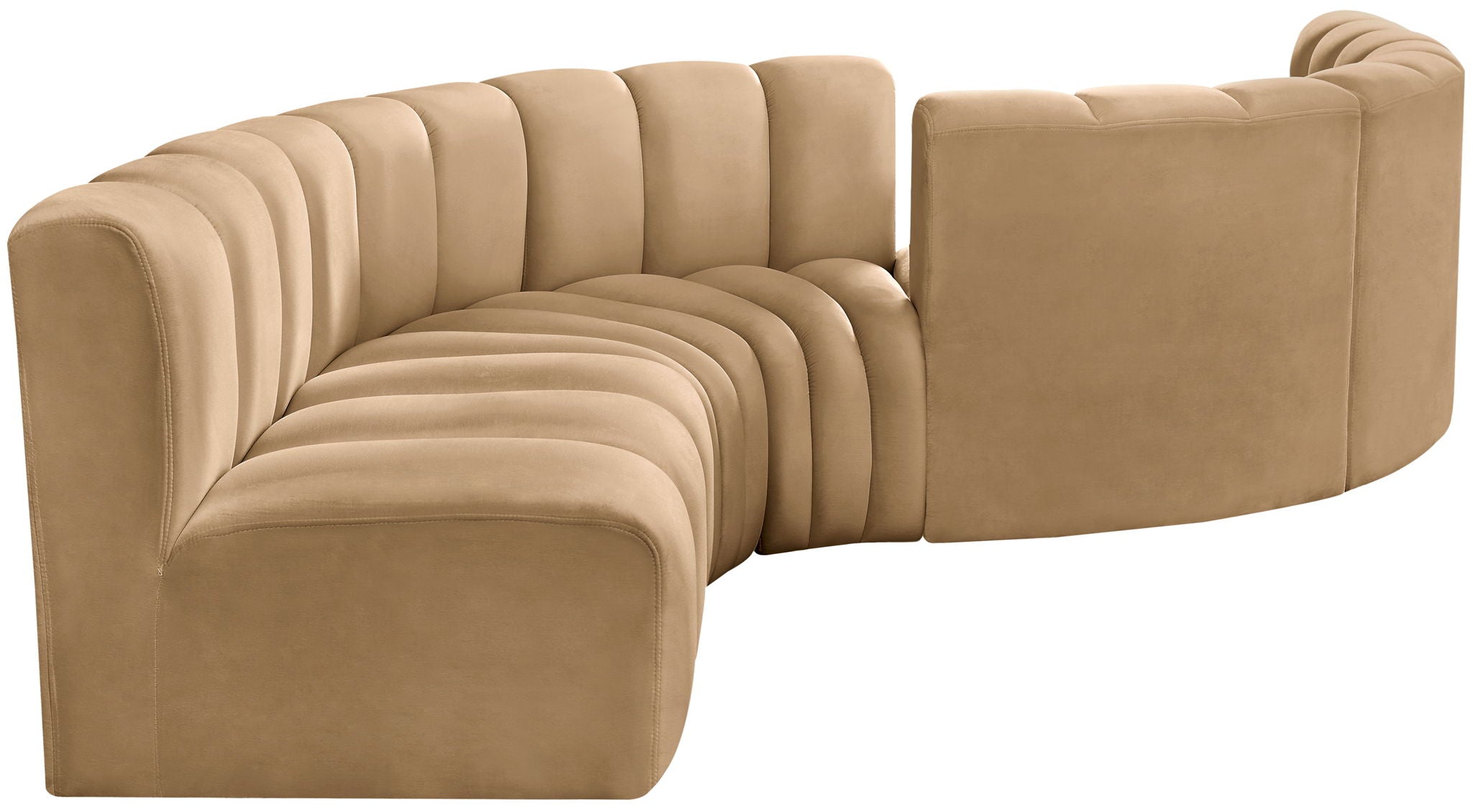 Arc - Velvet 6 Piece Modular Sofa