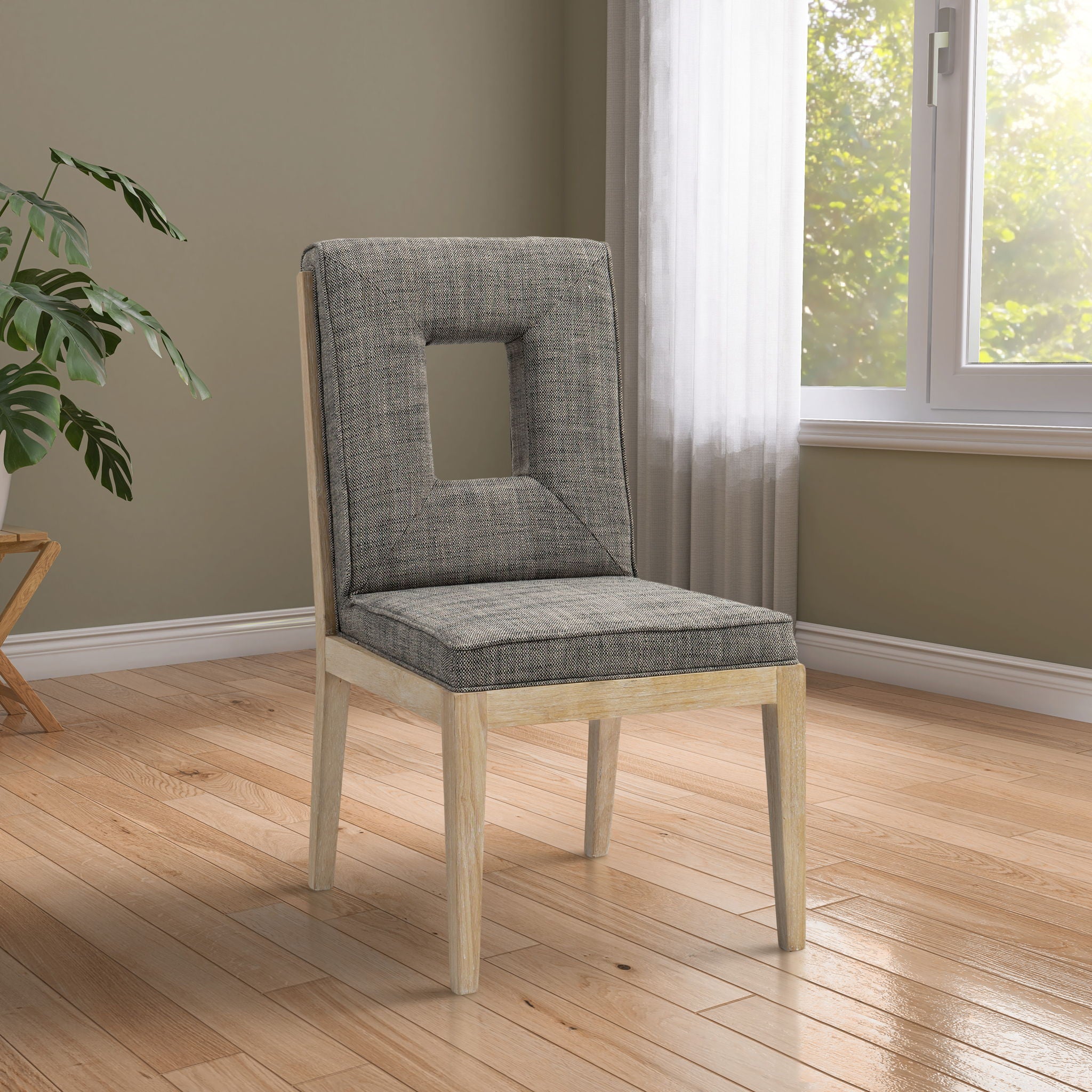 Gwendolyn - Dining Side Chair With Natural Frame (Set of 2)