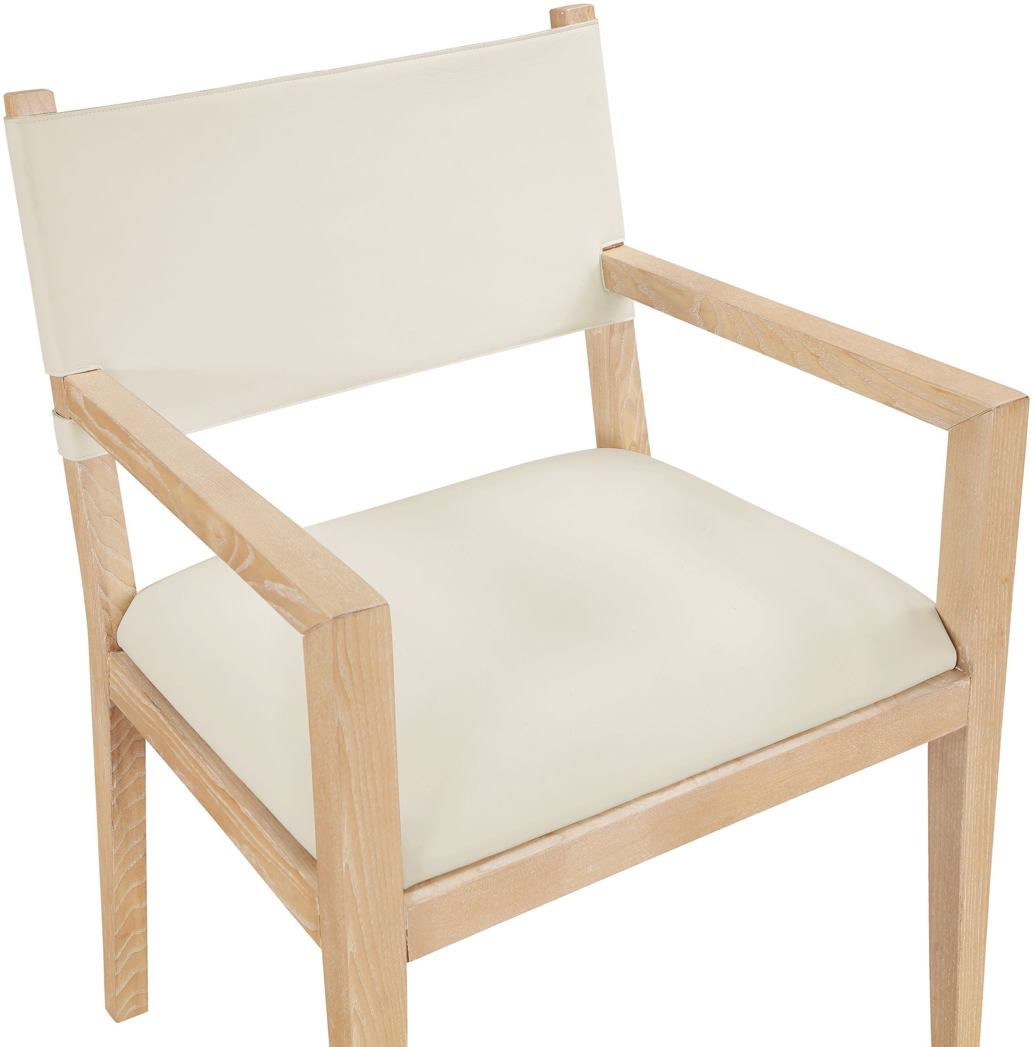 Avon - Vegan Leather Dining Arm Chair