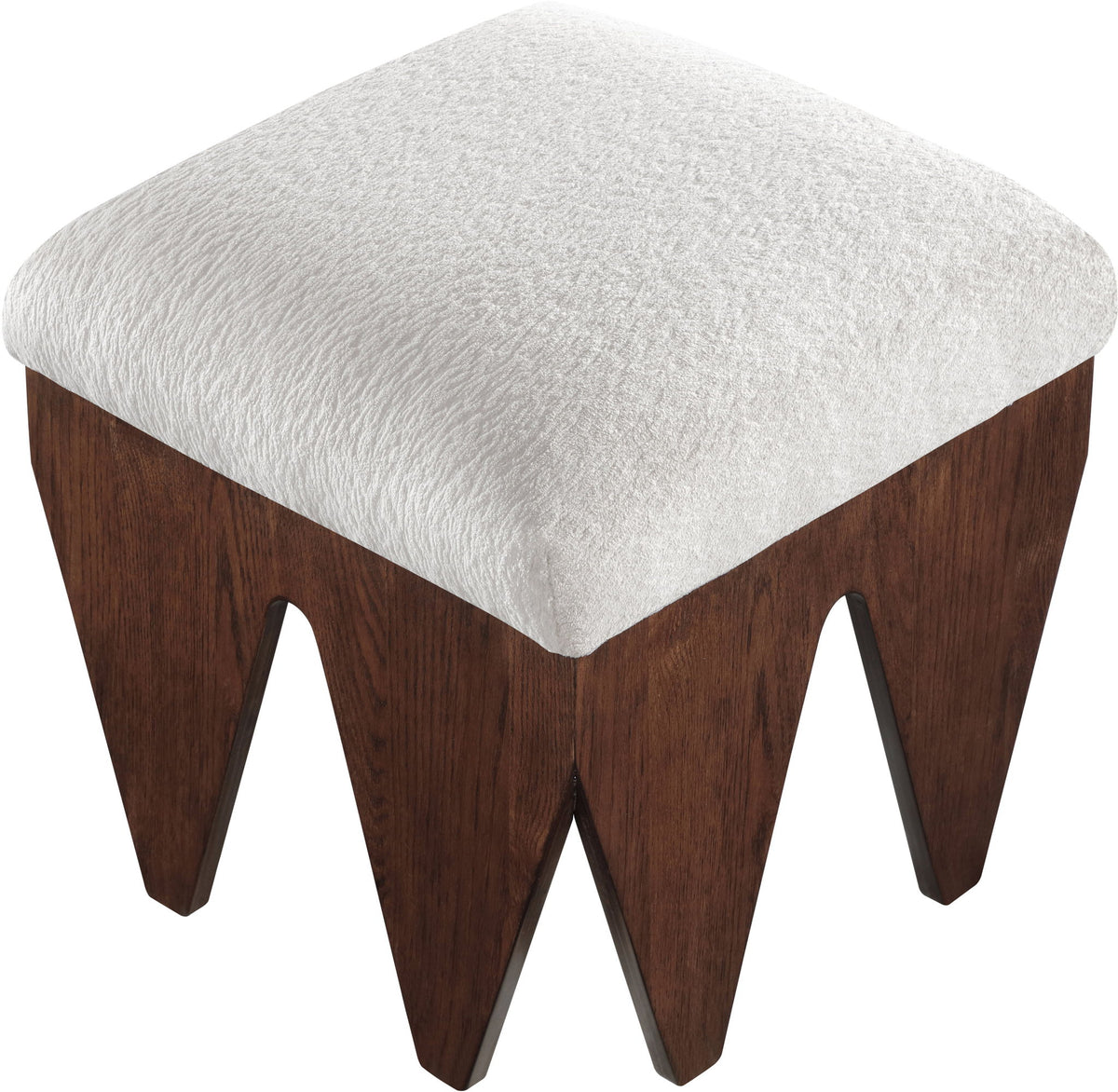 Altair - Fabric Bench - Dark Brown Base