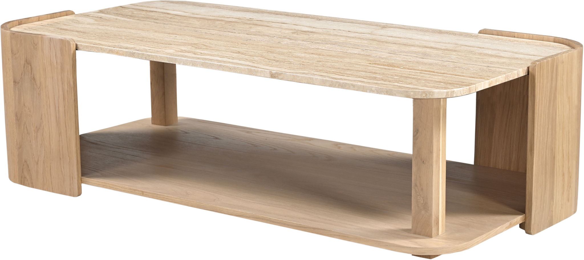 Calabria - Marble And Oak Wood Table