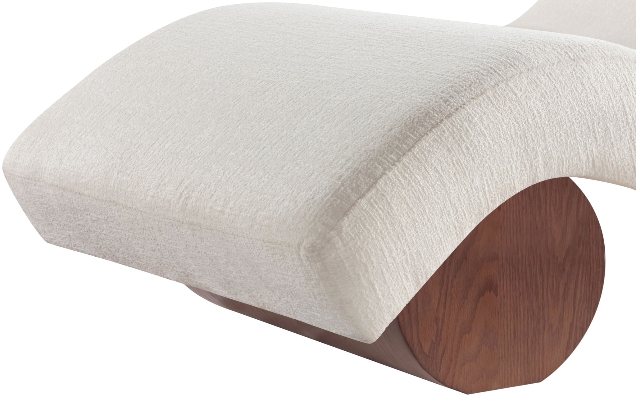 Marcella - Chaise Lounge - Walnut Base