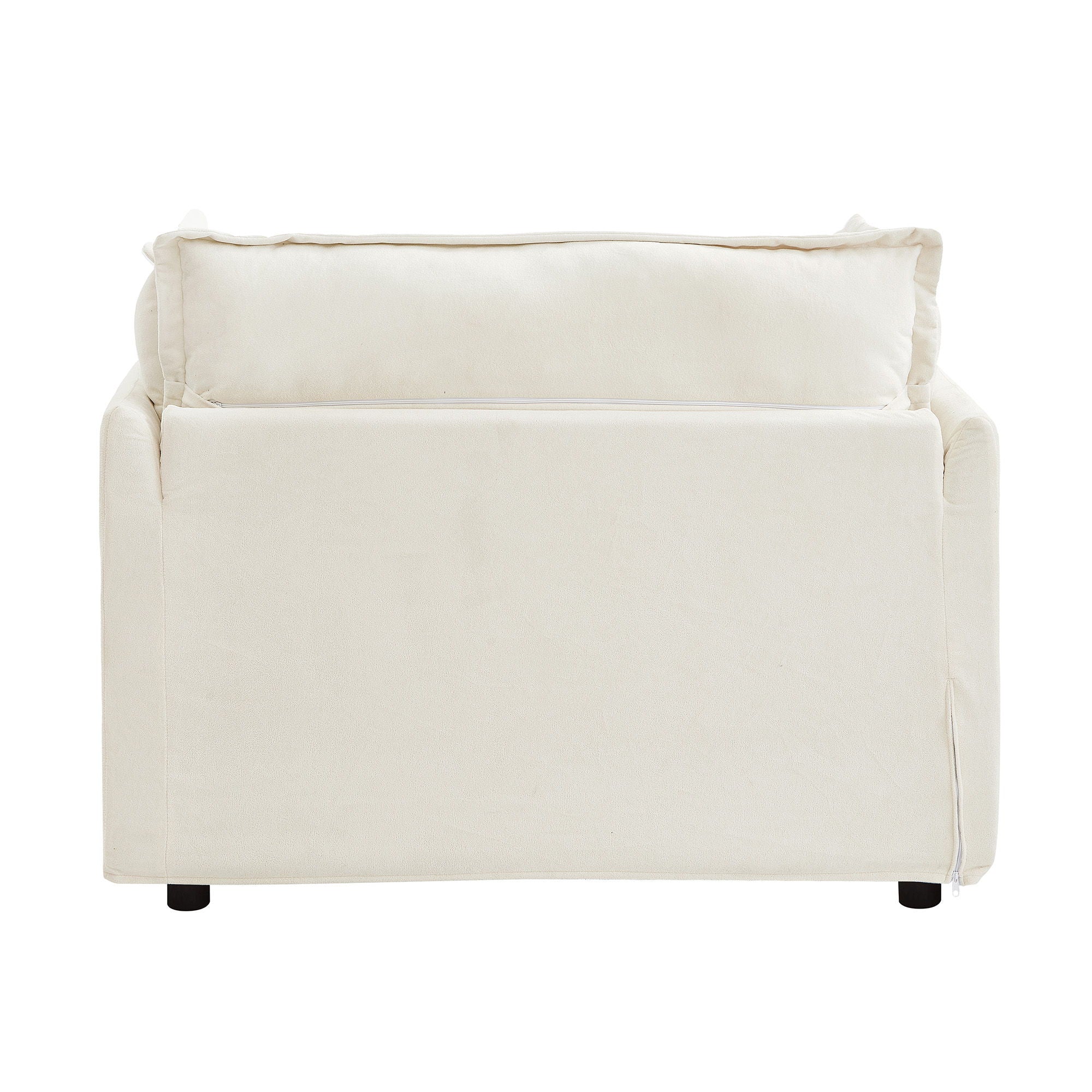 Modern Armchair Sofa With Movable Ottoman