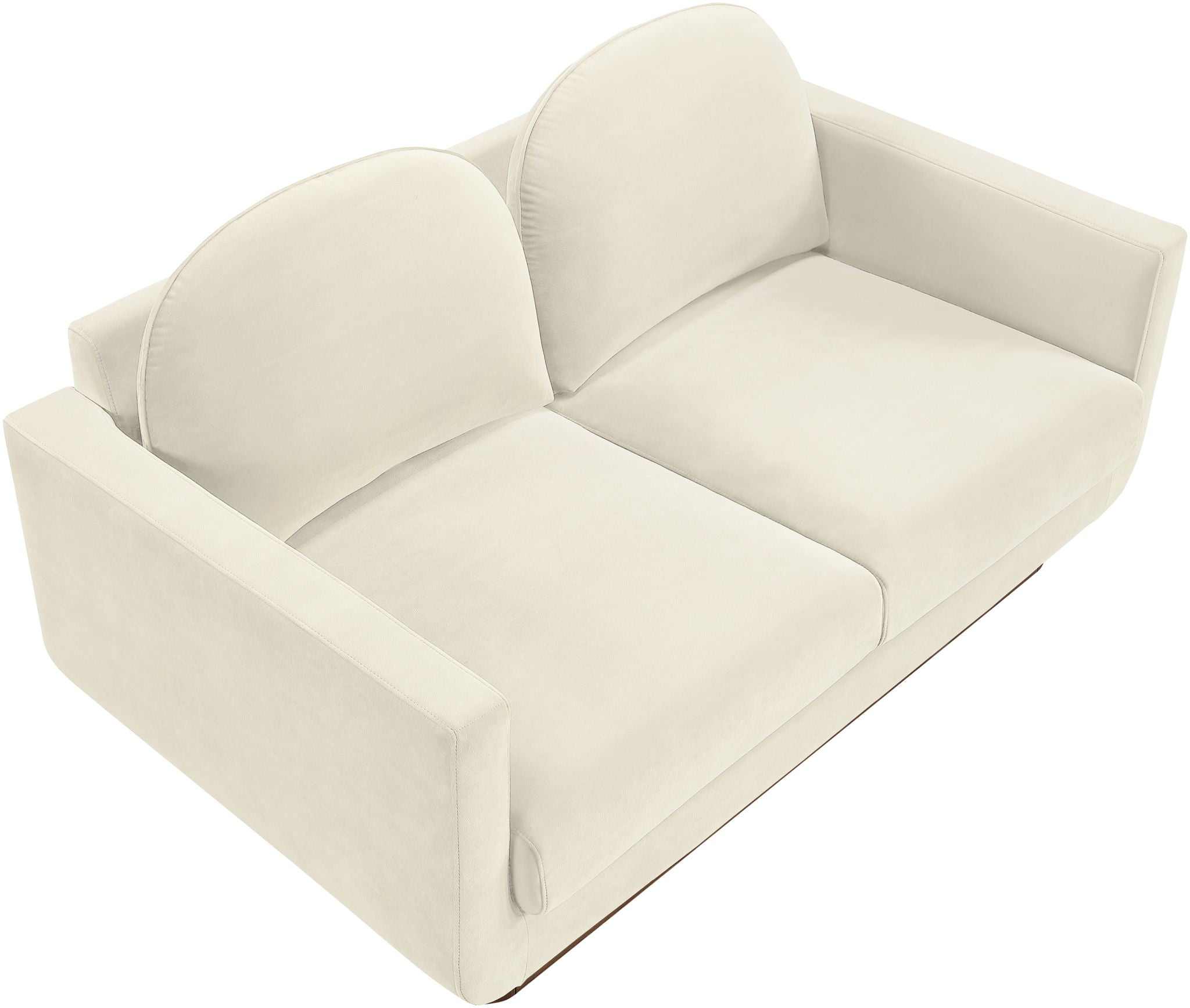 Diviento - Velvet Performance Fabric Upholstered Loveseat