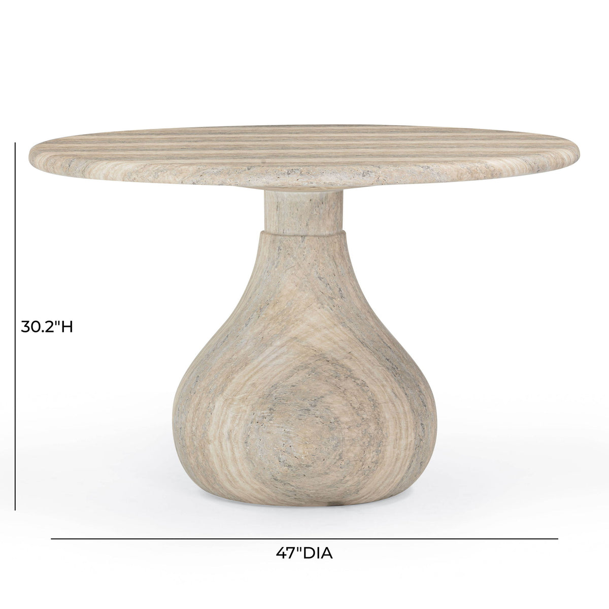 Smooch - 47" Indoor / Outdoor Round Dining Table