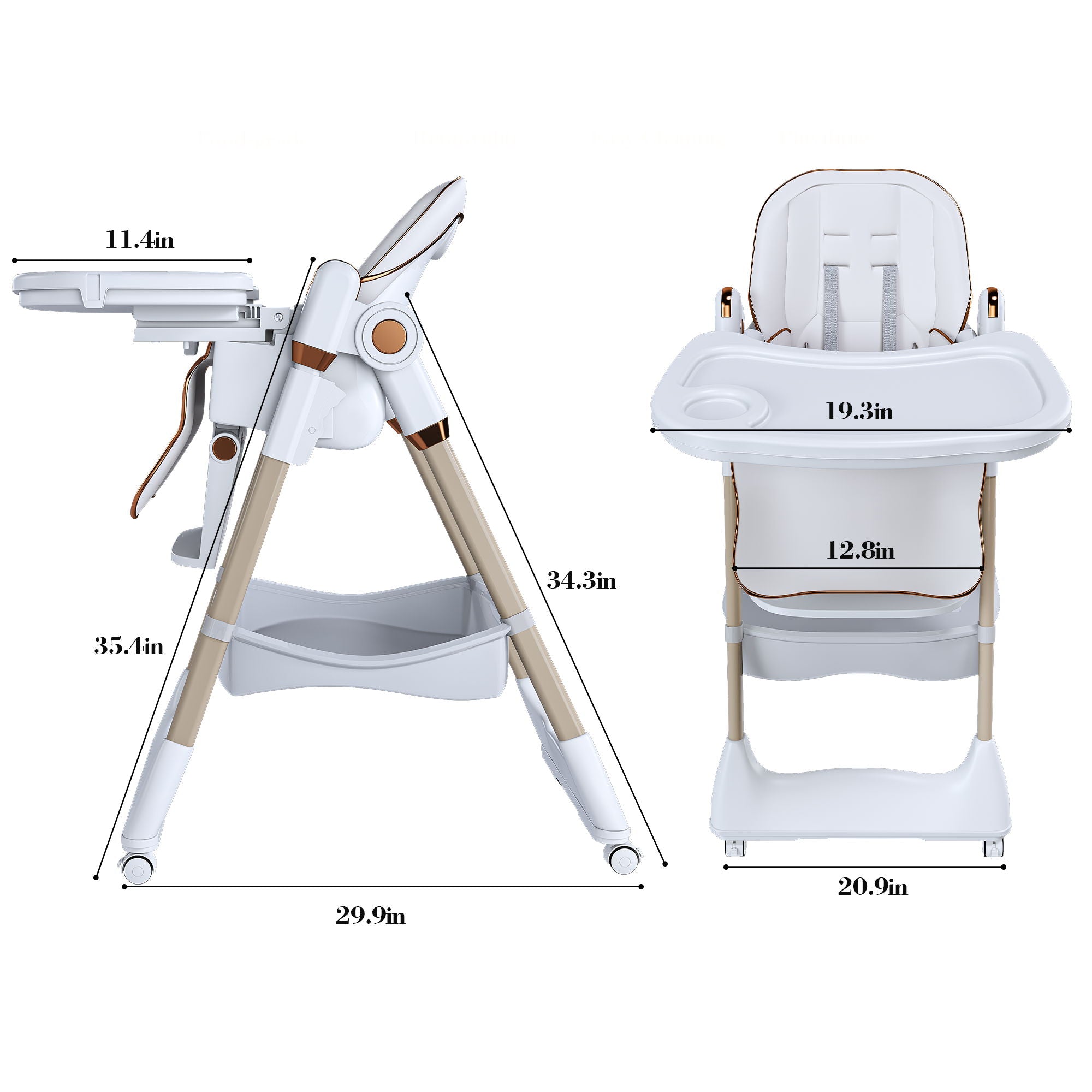 Adjustable Baby High Chair