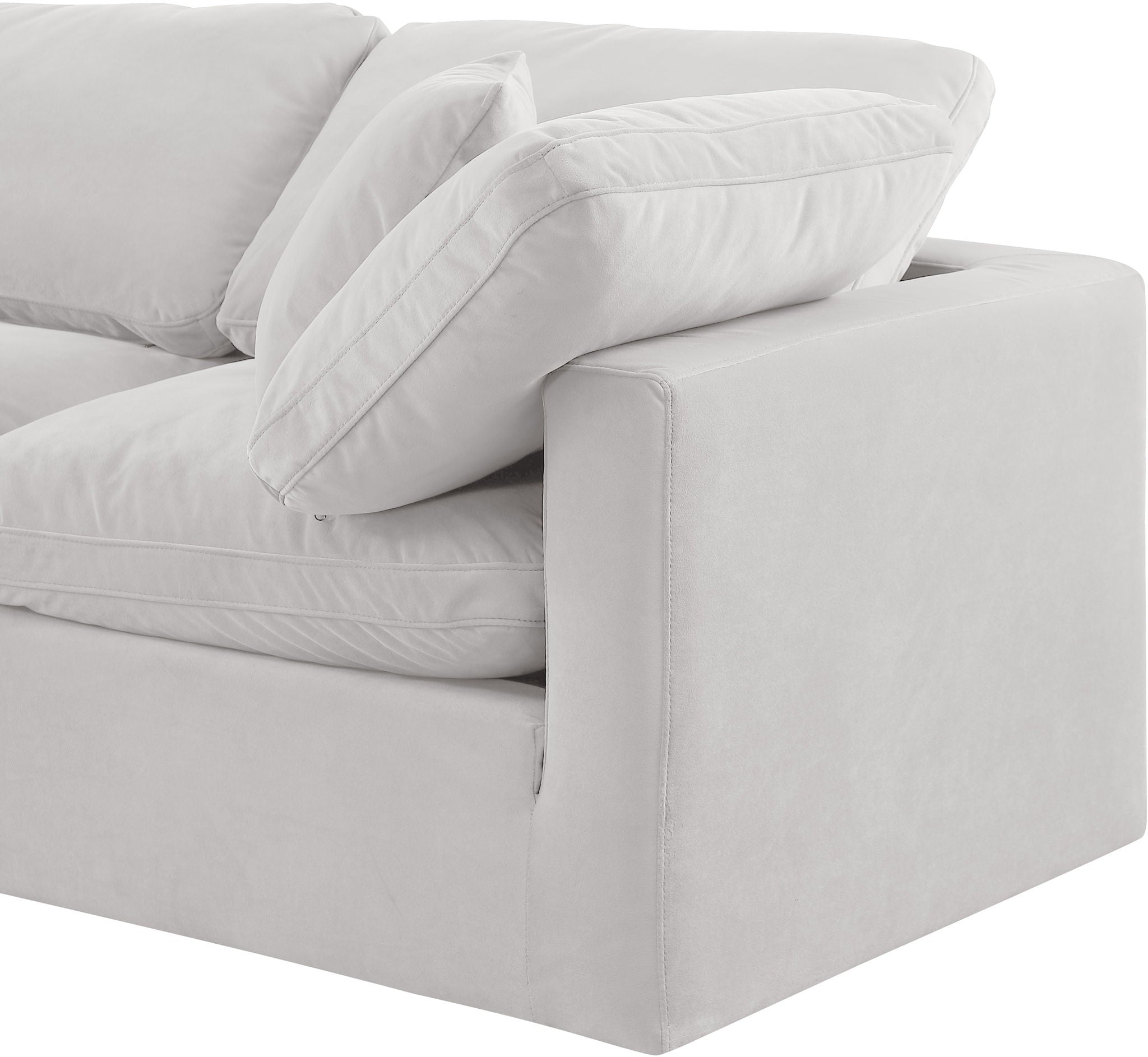 Indulge - Velvet 5 Piece Modular Sectional With Chaise