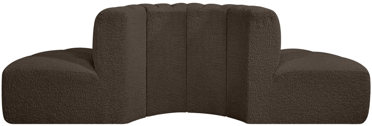 Arc - Boucle Fabric 4 Piece Modular Sofa