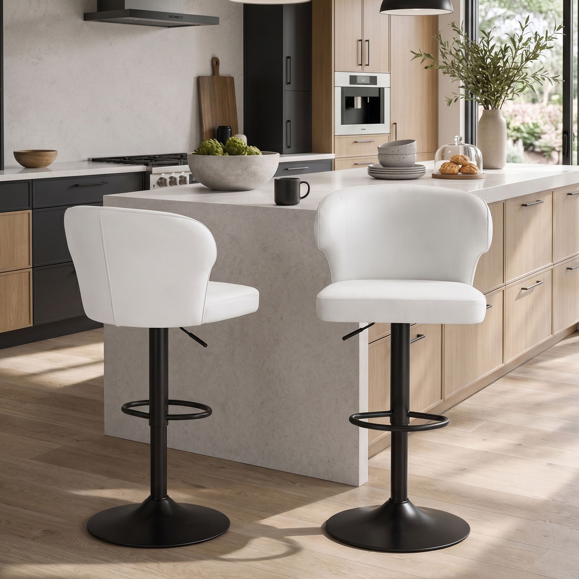 Adjustable Swivel Bar Chair