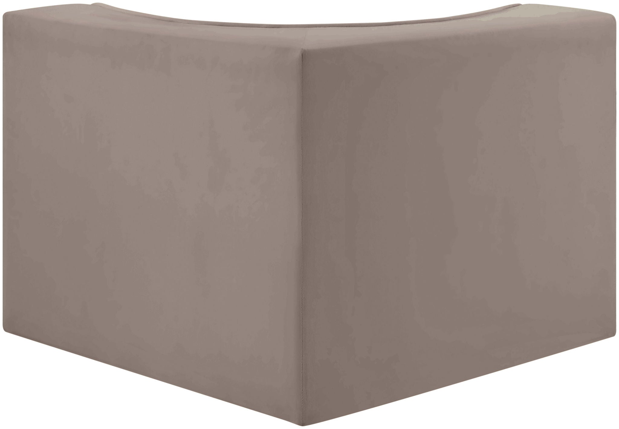 Rummi - Velvet Performance Fabric Upholstered Modular Corner Chair