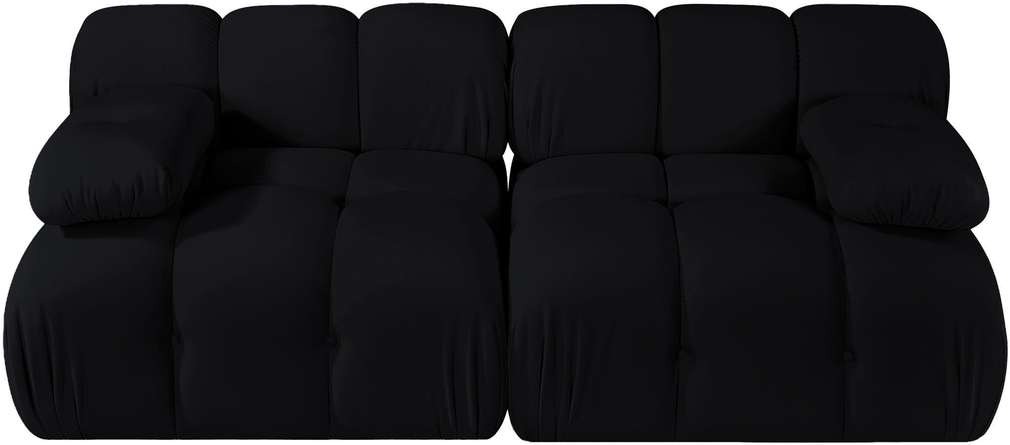 Orin - Velvet Performance Fabric Upholstered 2 Piece Modular Sofa