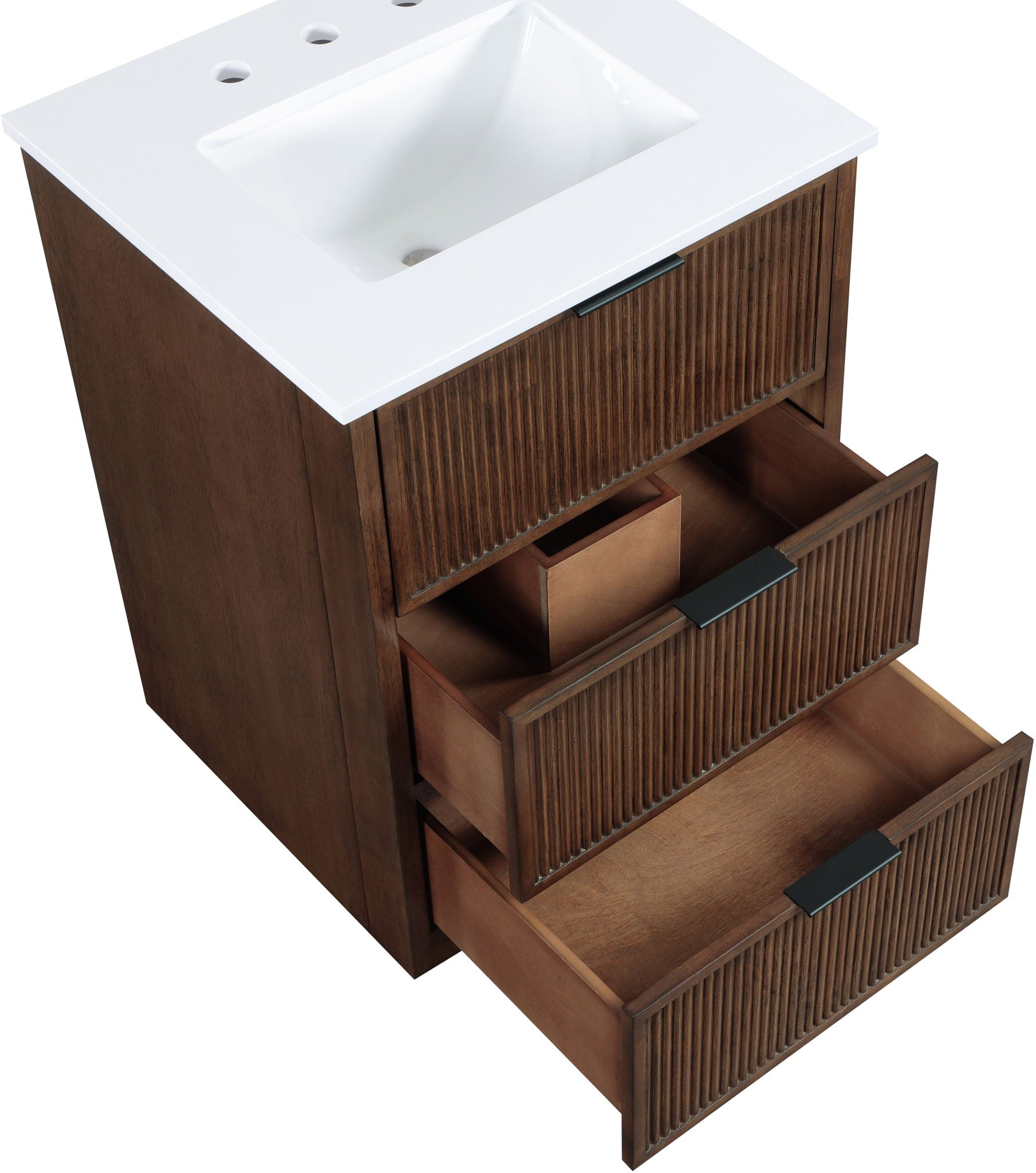 Willard - Engineered Stone And Solid Wood Bathroom Vanity