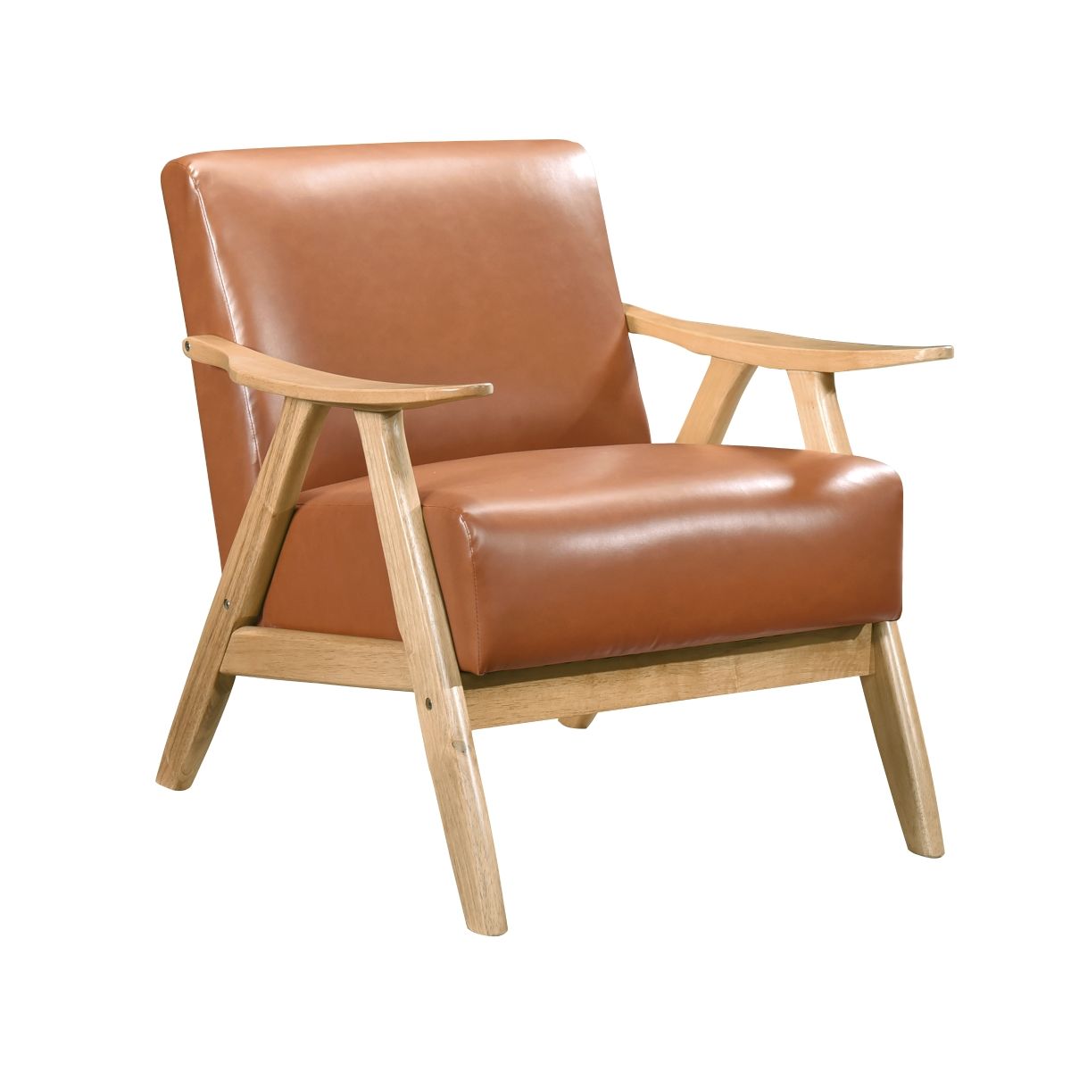 Damala - Accent Chair Light Brown Base