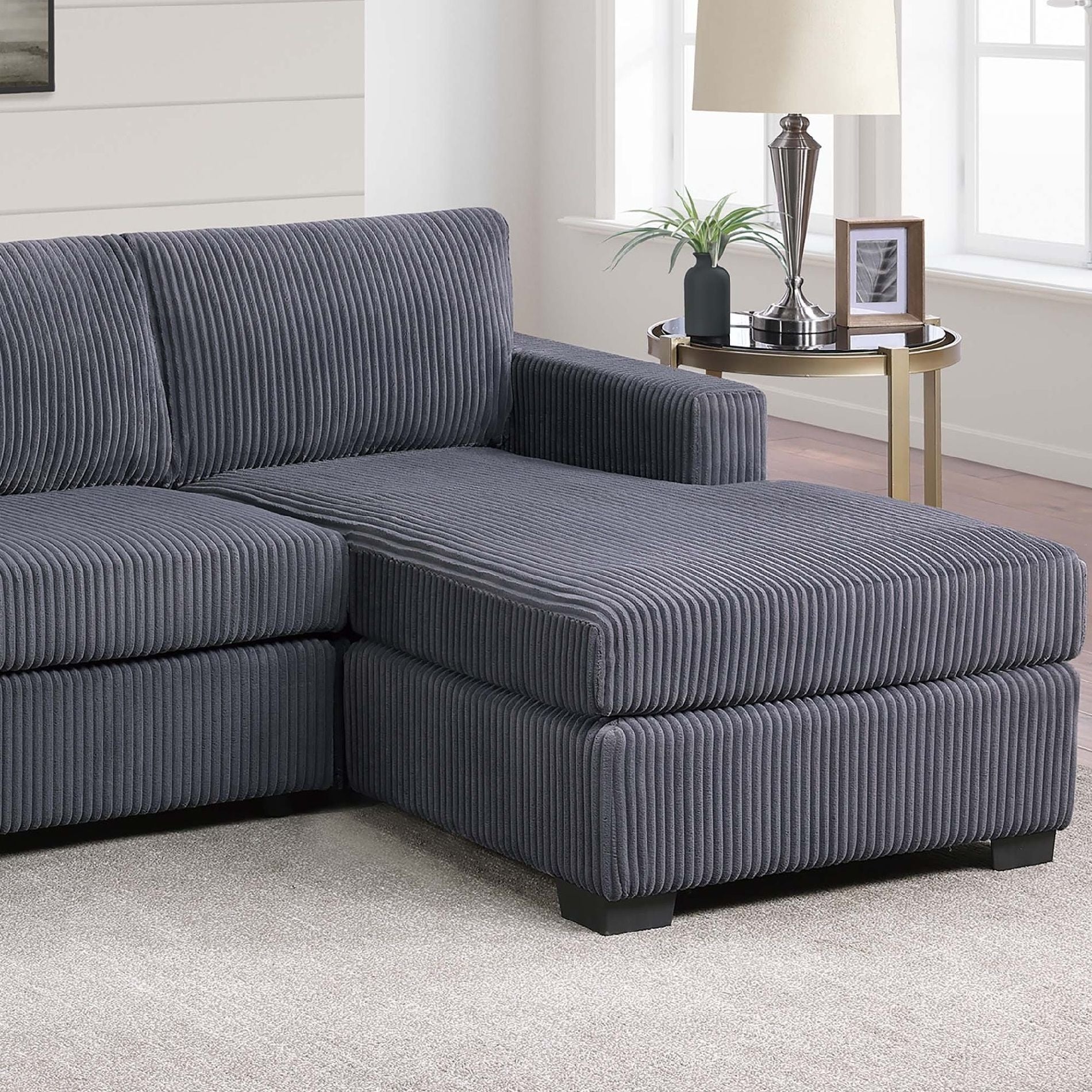 Modern L-Shaped Sectional Sofa