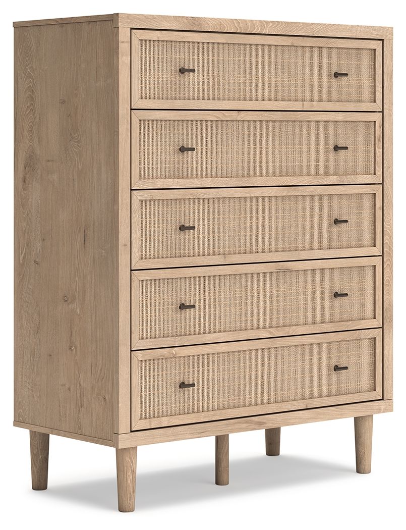 Cielden - Five Drawer Wide Chest - Two-Tone