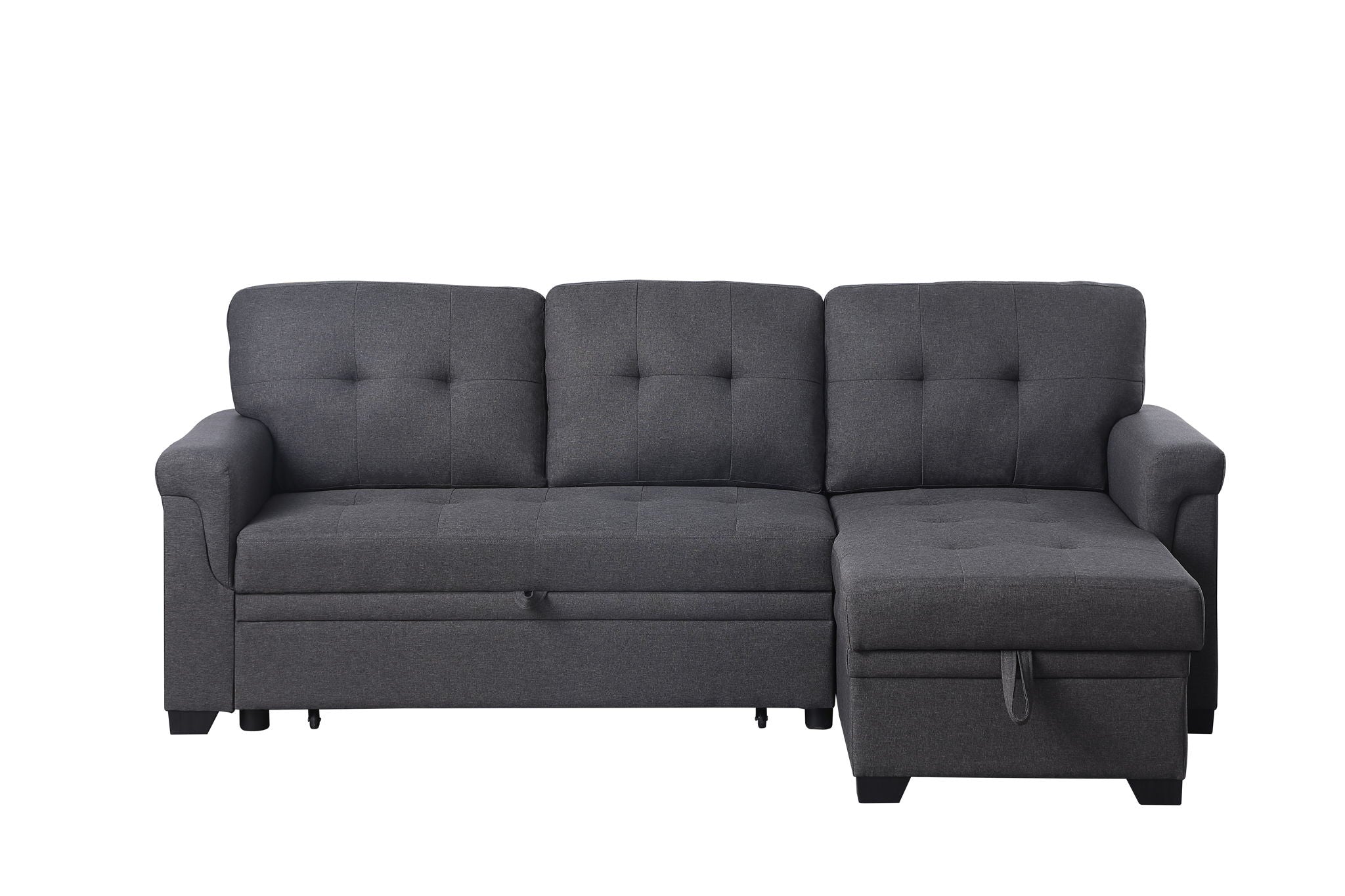 Lucca - Reversible Sleeper Sectional Sofa With Storage Chaise