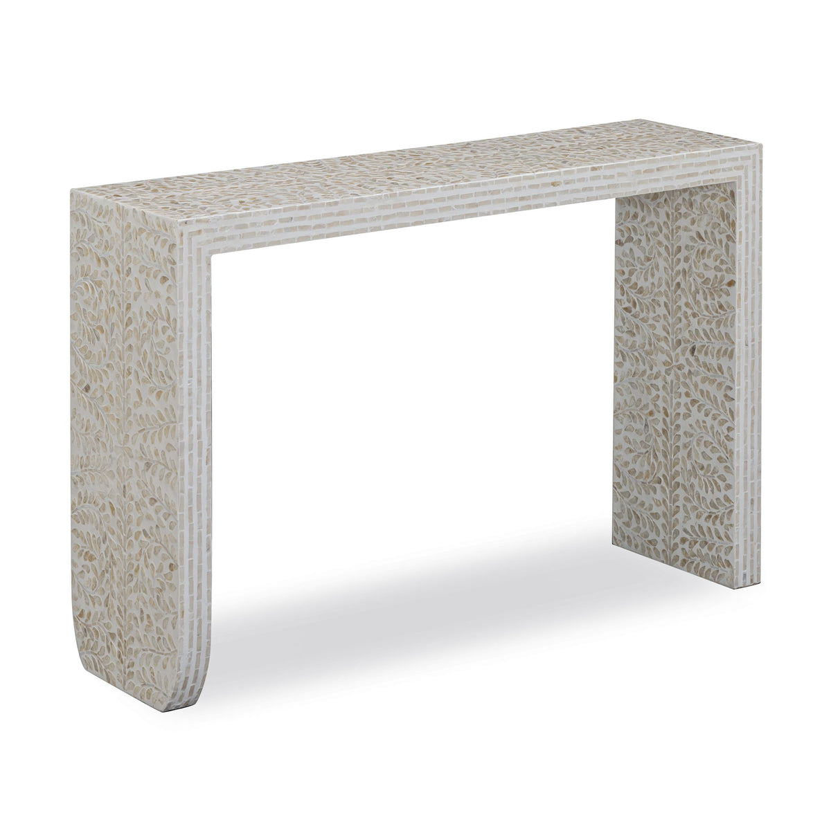 Cyprus - Capiz Shell Console Table - Cream