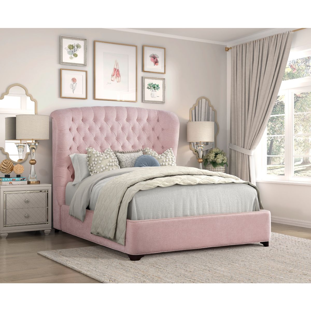 Cameo - Fabric Upholstered Bed